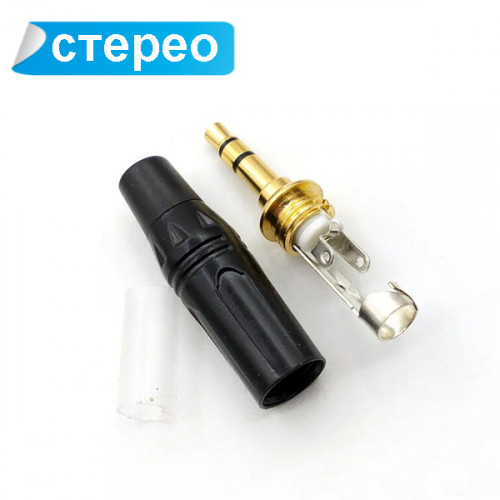 Кабельный стерео, моно разъем mini jack 3,5 мм