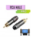 Штекер RCA, Copper Plug Gold Plated, пайка