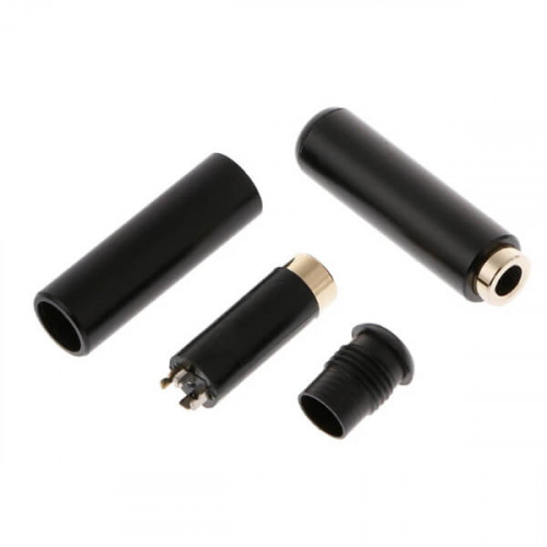 Разъём Mini Jack 3.5 мм, 4 pin (4 контакта), "мама", на кабель, под пайку