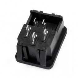 Сетевая вилка C14 3pin 250V с выключателем