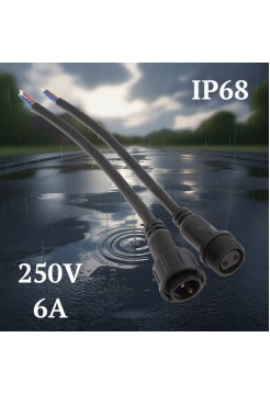Разъемы герметичные 2pin IP68