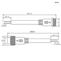 Разъемы герметичные 2pin IP68