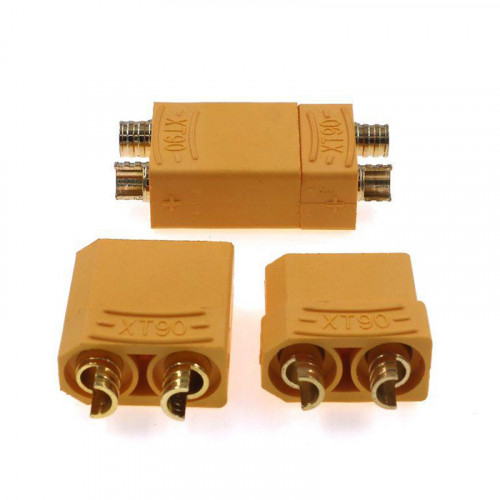 Комплект разъемов XT-90 2pin, папа+мама