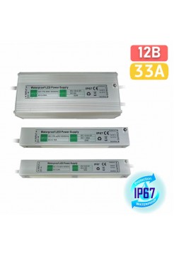 12В/33А / IP67 / блок питания Ecola 400W