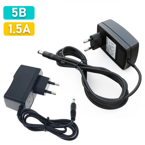 Блок питания 5V 1.5A (DC 5.5×2.1/2.5 мм)
