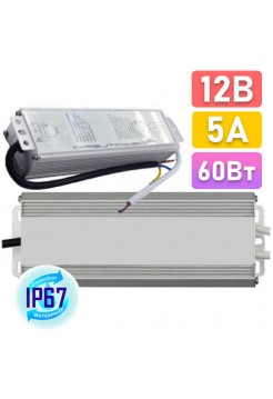 12В 5А / IP67 / Блок питания APB124 60W