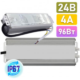 Блок питания 24В  4А 100Вт IP67 Орбита