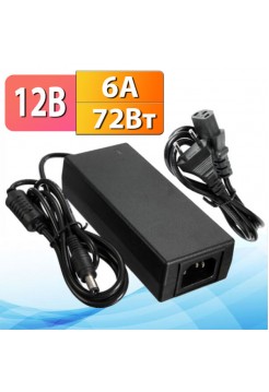 Блок питания 12V  6А (5.5×2.5 мм)