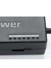 Сетевое зарядное устройство / Универсальный блок питания DreamTech NA01 / 8 насадок в комплекте / 12-24V / 4.5A / 96W / черный