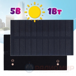 Солнечная панель  5В 200мА 107х61мм