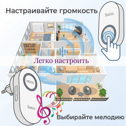 Звонок беспроводной Hoco HI25