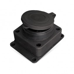 Колодка 1 гнездо с/з 16А 250В с заглушкой IP44