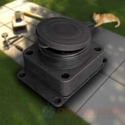 Колодка 1 гнездо с/з 16А 250В с заглушкой IP44