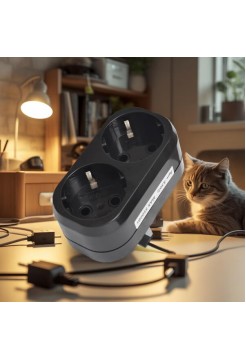 Тройник 2-розетки 16А