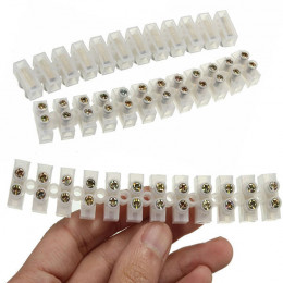 Клеммная колодка ЗВИ, 12 пар, 3–20А, 1–14 мм²