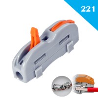 Клемма  2-х контактная быстрозажимная 221-421