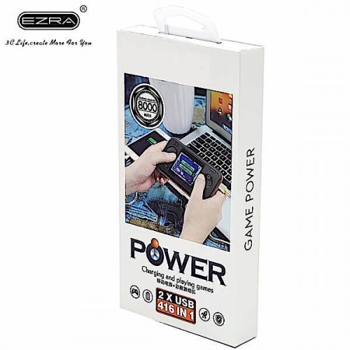Игровая приставка +PowerBank 8000мАч Ezra PB12
