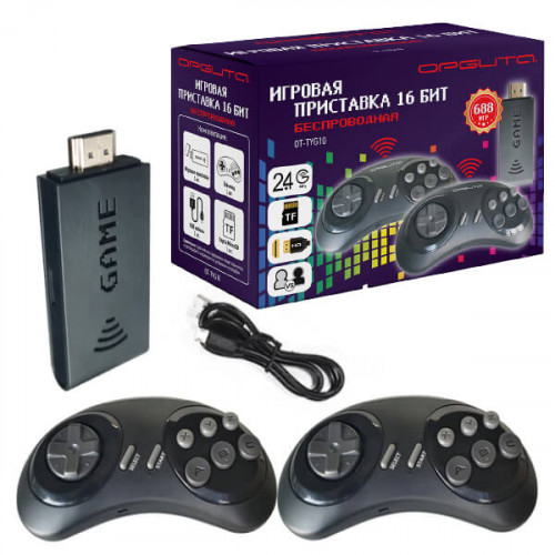 Портативная игровая приставка для телевизора, игровая консоль 16-бит TYG10