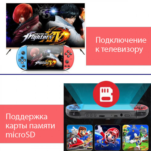 Игровая приставка с эмуляторами старых игр Орбита OT-TYG09 (X7)