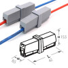 2-х контактная, многоразовая клемма 24A 250V WAGO 224-201