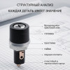 Держатель предохранителя DAIER 5×20 мм на панель 250В 10А Ø12 мм (MF-528)
