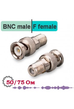 BNC male - F female переходник, BF312