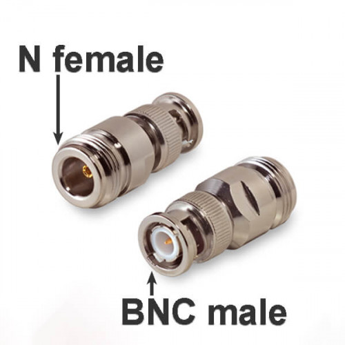BNC штекер - N гнездо, ВЧ переходник, BN312