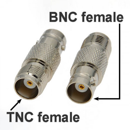 BNC гнездо - TNC гнездо, ВЧ переходник, BT322