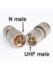 N male - UHF male, переходник высокочастотный, NU311