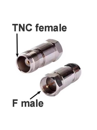 TNC female - F male переходник