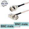Адаптер (пигтейл) BNC male - BNC male, кабель RG316