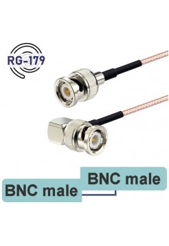 BNC male - male пигтейл 30 / 100 / 180 см