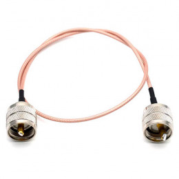 UHF male - male пигтейл 30см