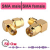 S-412, SMA вилка на SMA розетка, угловое исполнение