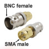 Разъем SMA штекер на BNC гнездо, ВЧ переходник SB312