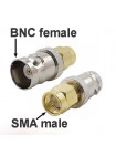Разъем SMA штекер на BNC гнездо, ВЧ переходник SB312