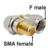 SF-321 высокочастотный переходник SMA розетка - F вилка