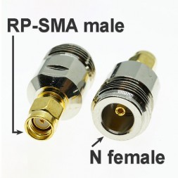 RP-SMA male - N female переходник