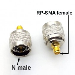 RP-SMA female - N male переходник