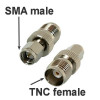 ST-312 высокочастотный переходник SMA вилка - TNC розетка