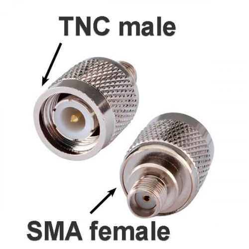 ST-321 высокочастотный переходник SMA розетка - TNC вилка