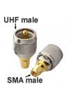 Переходник SMA штекер на UHF штекер, высокочастотный, SU311