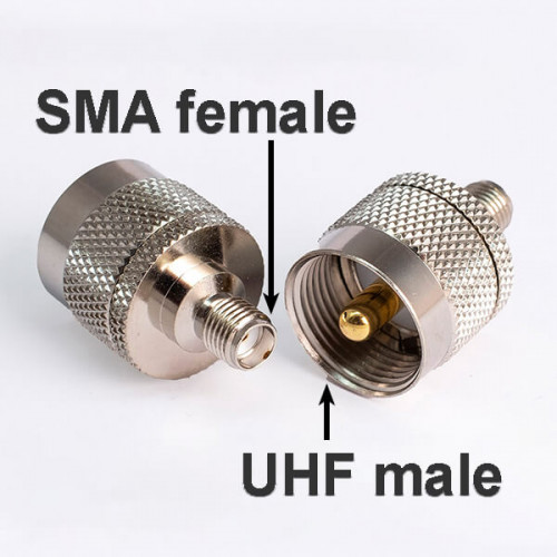 SMA female - UHF male переходник, SU321