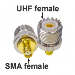SMA female - UHF female переходник, SU322