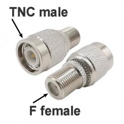 TNC male - F female переходник