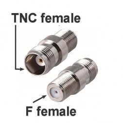 TNC female - F female переходник