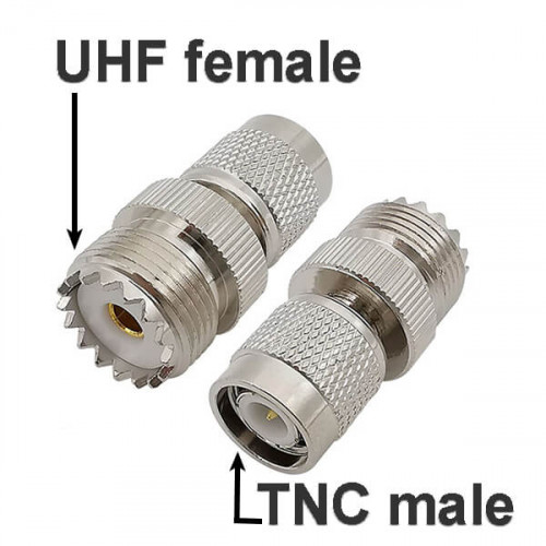 UHF гнездо - TNC штекер, переходник, TU312