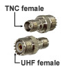 Переходник TNC гнездо на UHF гнездо, TU322