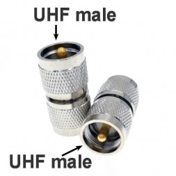 UHF male - male переходник, U311