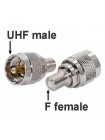 UHF штекер - F гнездо, переходник, UF312